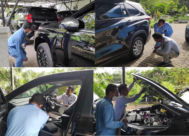 prechecking mobil rental