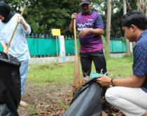 Kegiatan Jumat Bersih Kontribusi PT KJI di Bulan K3 Nasional
